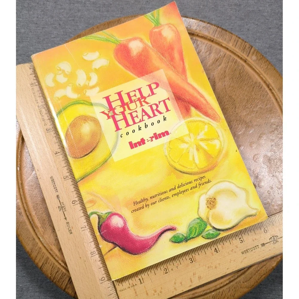 1997‎ Interim Health Help Your Heart Cookbook Very Good Condition 282 pages